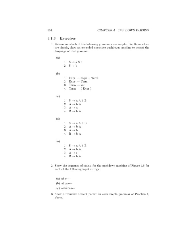 Compiler Design: Theory, Tools, and Examples - Page 104
